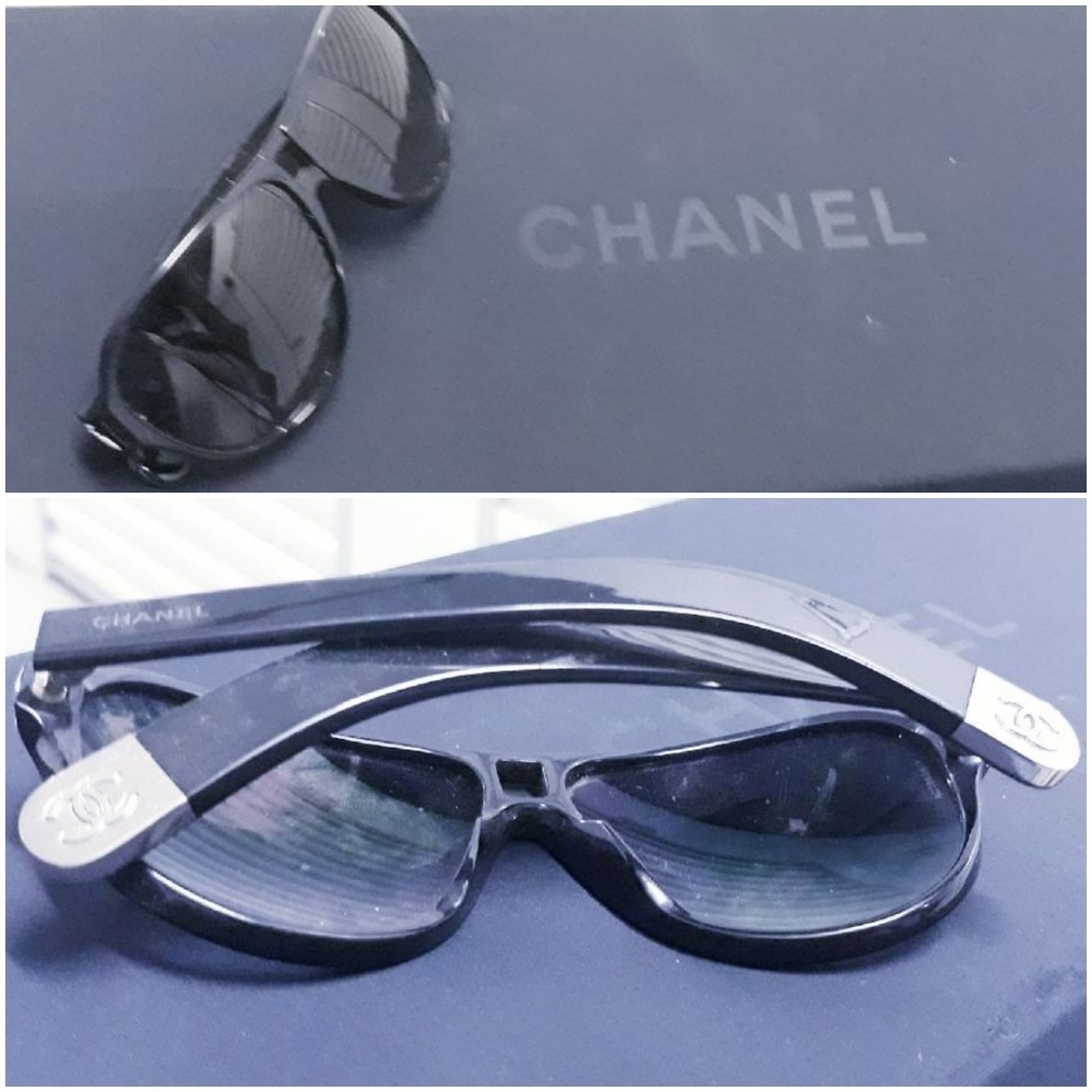 ♥️ Authentic Chanel Paris CC logo Sunglasses